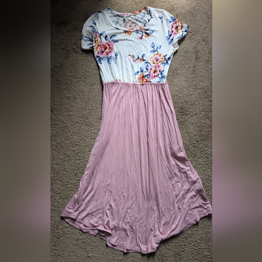 Pinkblush Floral Print Dress